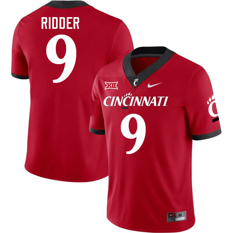 Cincinnati Bearcats #9 Desmond Ridder Big 12 Conference College Football Jerseys Stitched Sale-Red